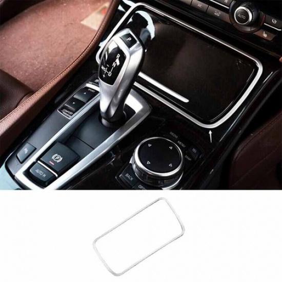Inner Console Gear Storage Box Silver Titanium Cover Trim 11-17 For BMW 5 Series