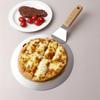 1 szt., Łopata do pizzy ze stali nierdzewnej, Podnośnik do pizzy, Łopatka do bezpiecznego przenoszenia ciasta, Narzędzia do pieczenia, Gadżety kuchenne
