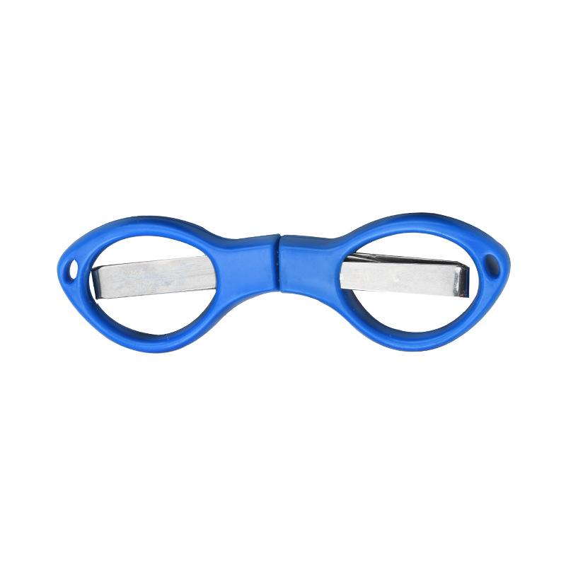 1pcs Cute Folding Scissor Creative Stationery Portable Manual Student Paper Scissors Paper Cutting Knife Classroom Learning Tools