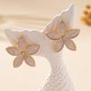 Flower Enamel Glaze Stud Earrings Female Japanese And Korean Simple Fashion Petal Temperament Earrings