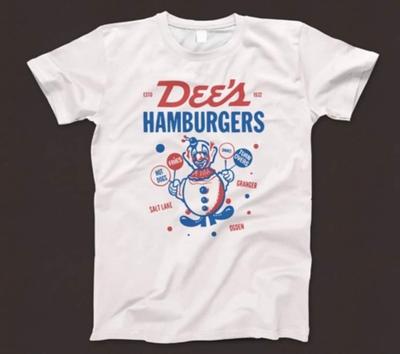 Dee's Hamburgers T Shirt and Kids Tshirt Unisex Style 100% Cotton