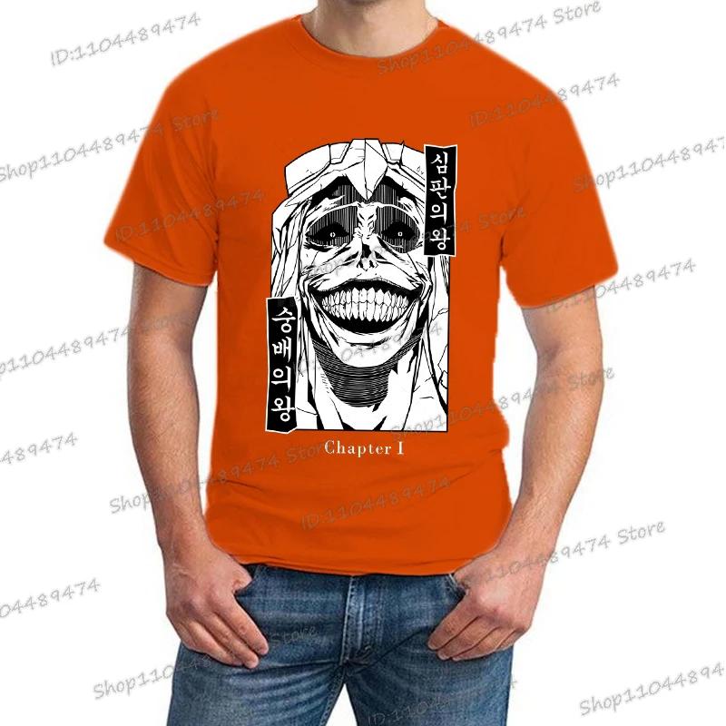 Anime T-Shirt Comic Solo Leveling Fashion Men's Clothing Short Sleeve Harajuku Sung Jin-Woo Tops Solo Leveling Unisex Streetwear