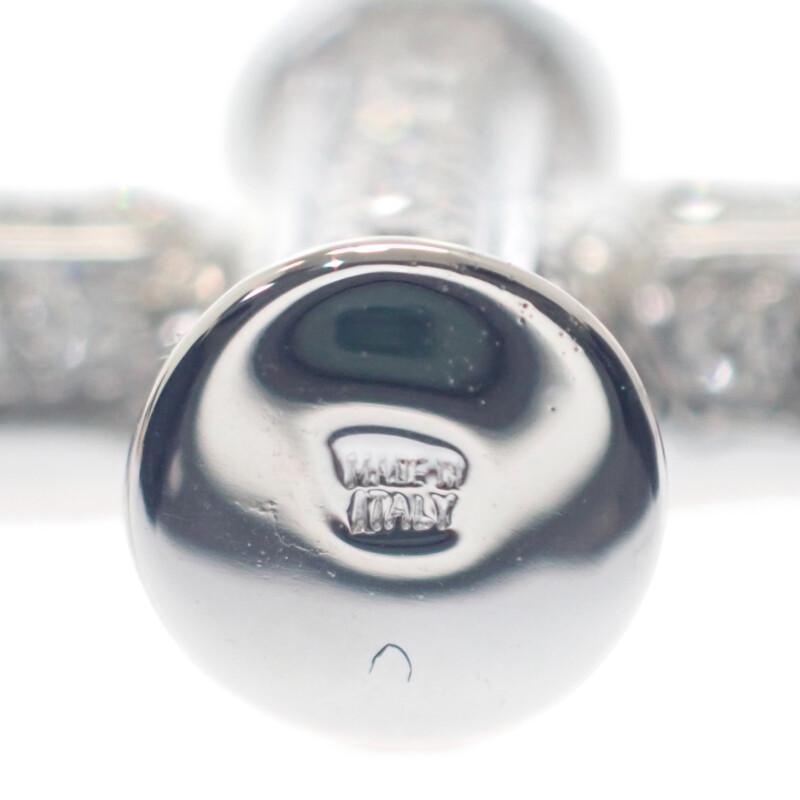 Bvlgari 328947 Necklace K18 White Gold/diamond Mens