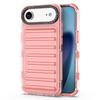 For iPhone 17 Air Case Stripe Design Anti-Slip Detachable TPU+PC Phone Cover