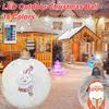 60cm Transparent Giant Balloon Inflatable Christmas Ball with Lights PVC Inflatable Decorated Ball Christmas Ornaments
