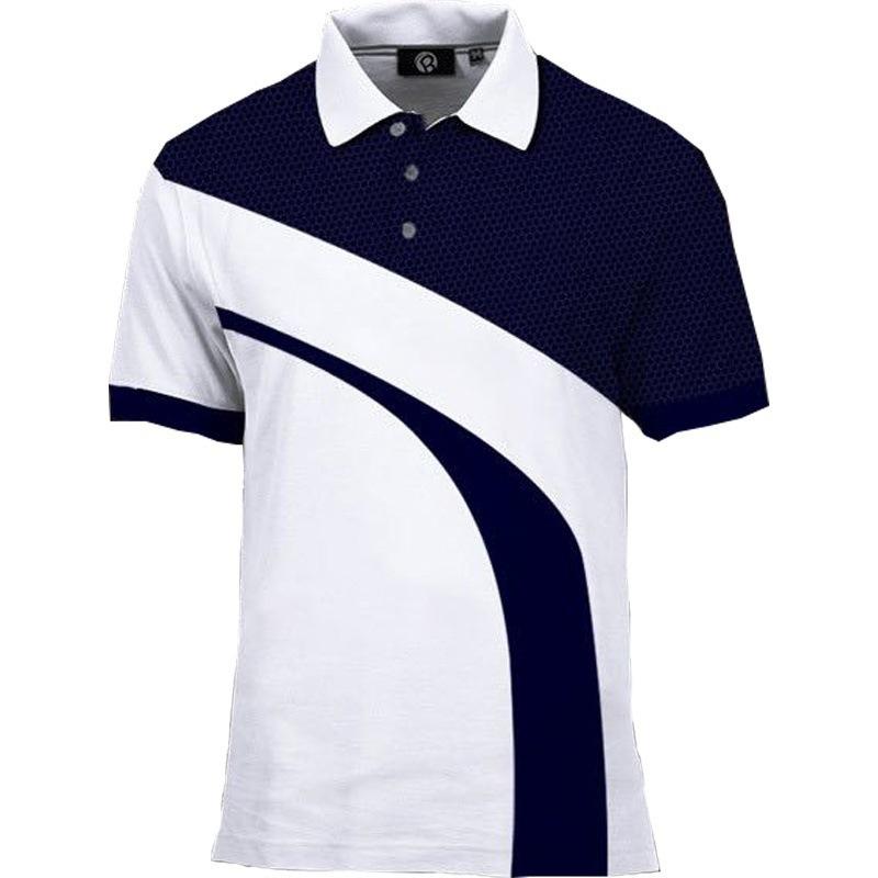New Men's Summer POLO Shirt Men's Casual Short Sleeve Lapel T-Shirt D Printed Short Sleeve POLO