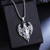 Cross-border Hip Hop Eagle Pendant Retro Titanium Steel Men's Necklace