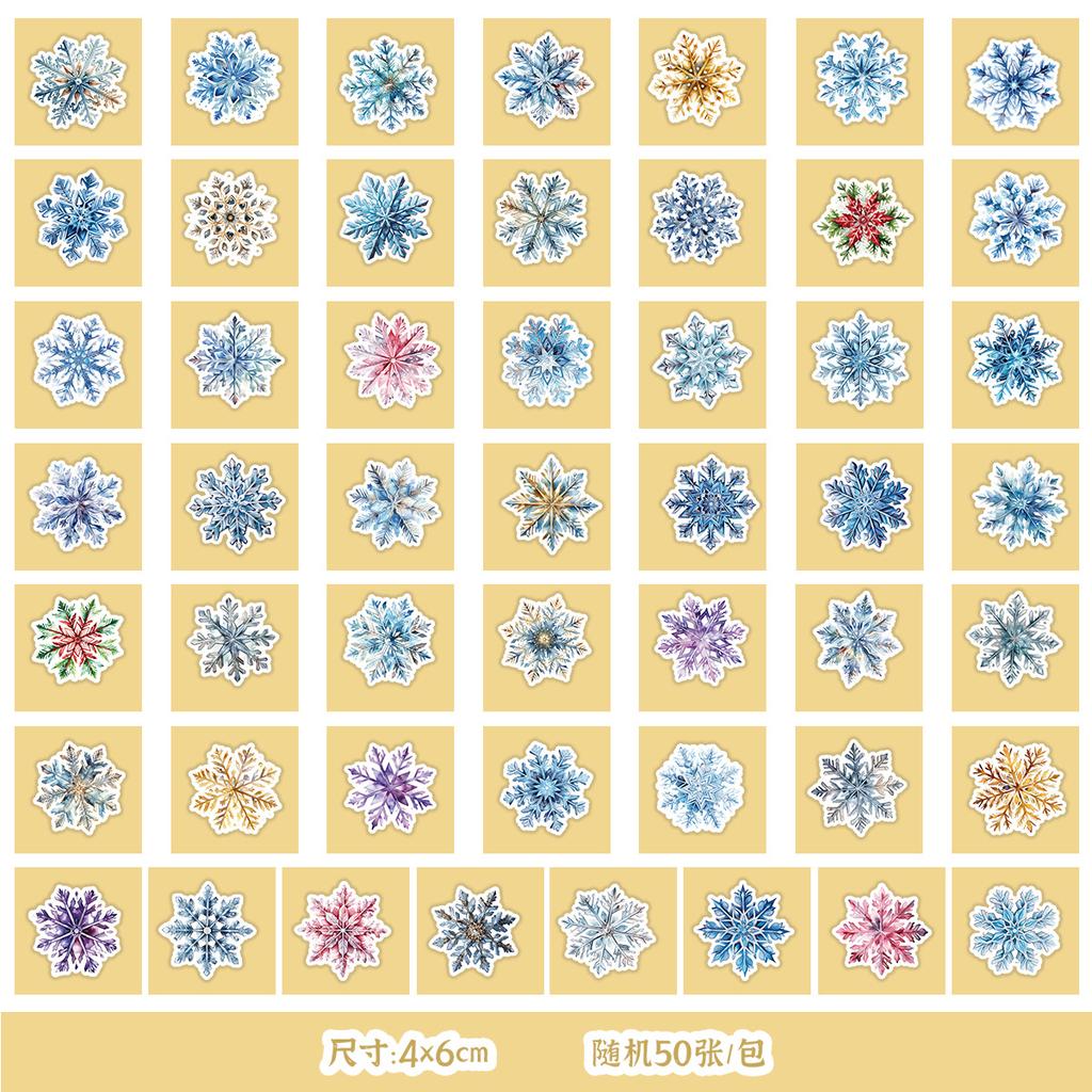 50 New Christmas Series Graffiti Stickers for Water Cups, Skateboards, Mobile Phones, Waterproof Decorative Stickers