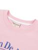 LA MAISON STUDIO Women'S Vintage Castle Garden Crop Sweatshirt Pink (Fcf1Ts205W)