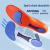 Men's Shock Absorption Sweat-Absorbing Insoles - Soft Sole for Summer Military Training, Flat Arch Support