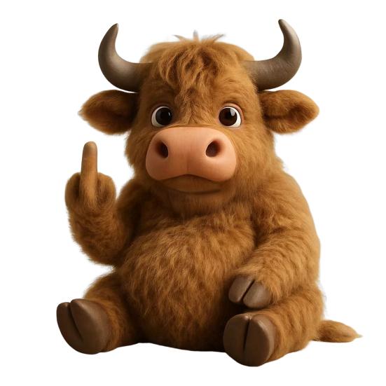 

Забавная плюшевая игрушка «Средний палец» Милая мягкая игрушка-животное Енот Панда Бык Кот