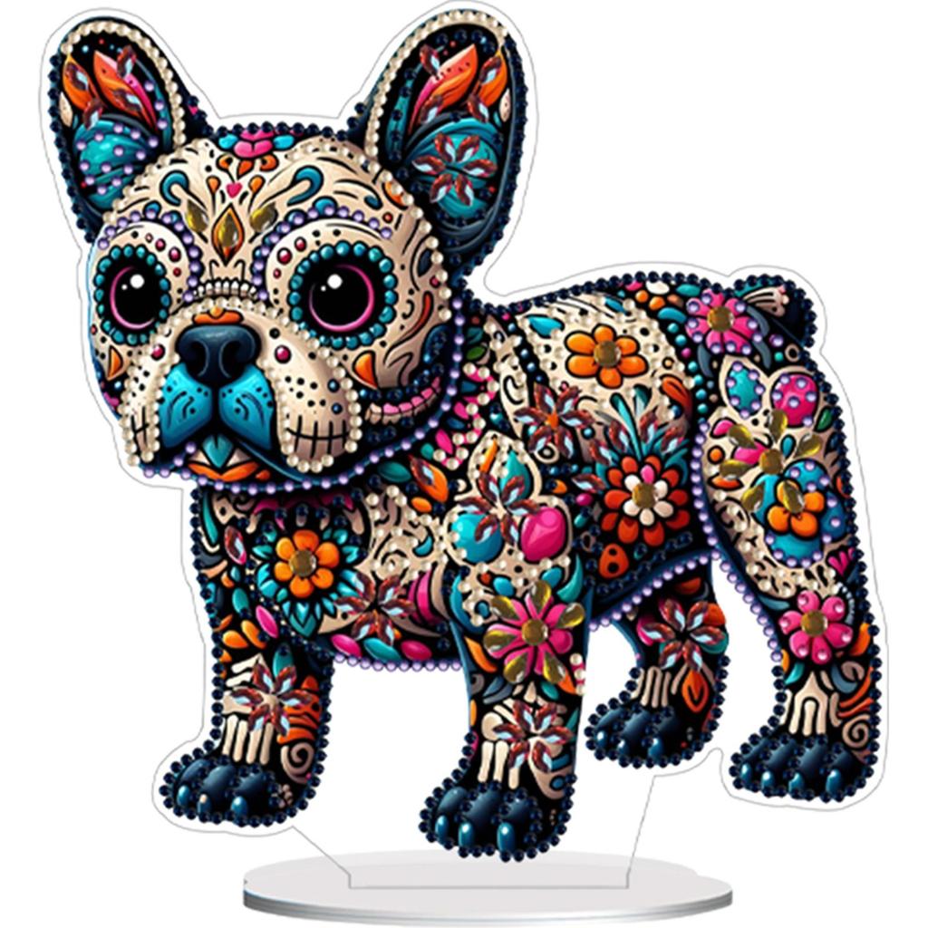 Bear Table Top Diamond Painting Ornament Kits Rhinestones Desktop Ornaments Diamond Painting Desktop Decors for Adults Beginner