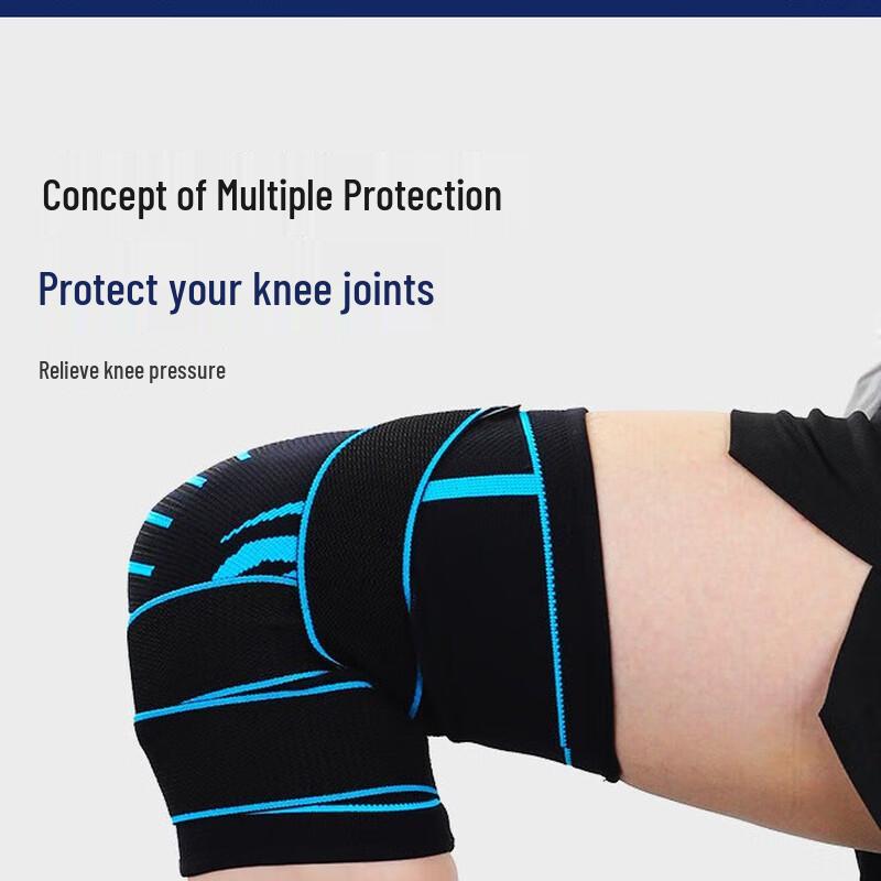 WEZHO Double Strap Compression Sports Knee Brace