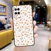 Orange Flower Pattern Case For Oppo A98 A18 A38 A58 A78 A60 A80 A40 A96 A76 A16 A94 A74 A54 A15 A17 A57 A77 A5 Pro