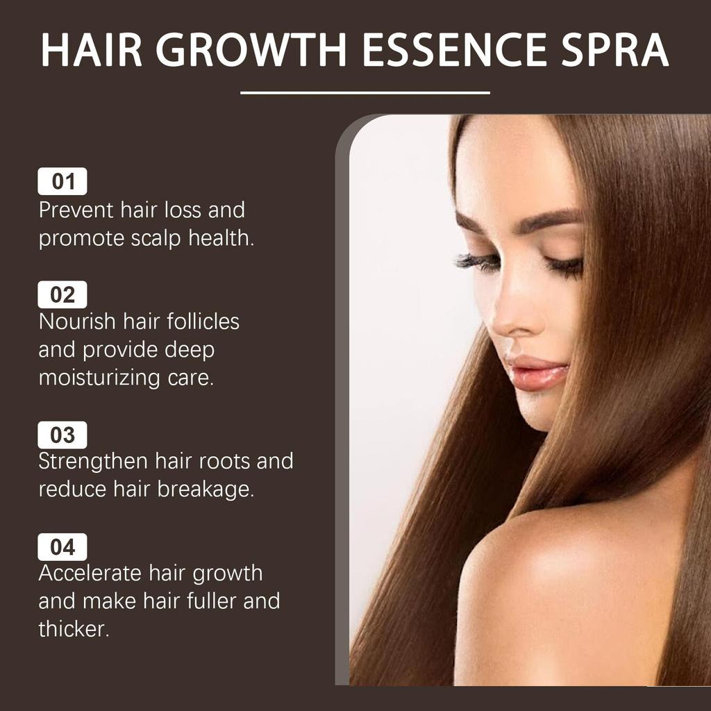 Egoa Hair Treatment Spray Strengthening Hair Nourishing Scalp Care Frizz Smoothing Shine Treatment Spray