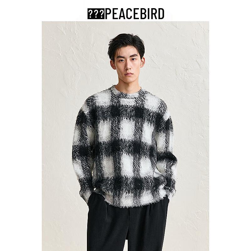 

Peacebird Men s Winter Plaid Sweater XL