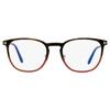 Men S Blue Block eyeglaSSeS Tf5700b 054 Havana Burgundy 54mm 054