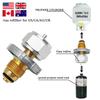 1-5Pcs Gas Cylinder Regulator Valve Gas Stove Connector Tank Head Adapter Propane/Manpu Transfer Nozzle for Camping BBQ Picnic