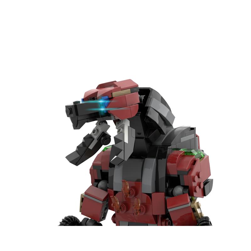MOC Horizon - Fire Claw Game Monster Model Assembly Building Blocks Puzzle Toy