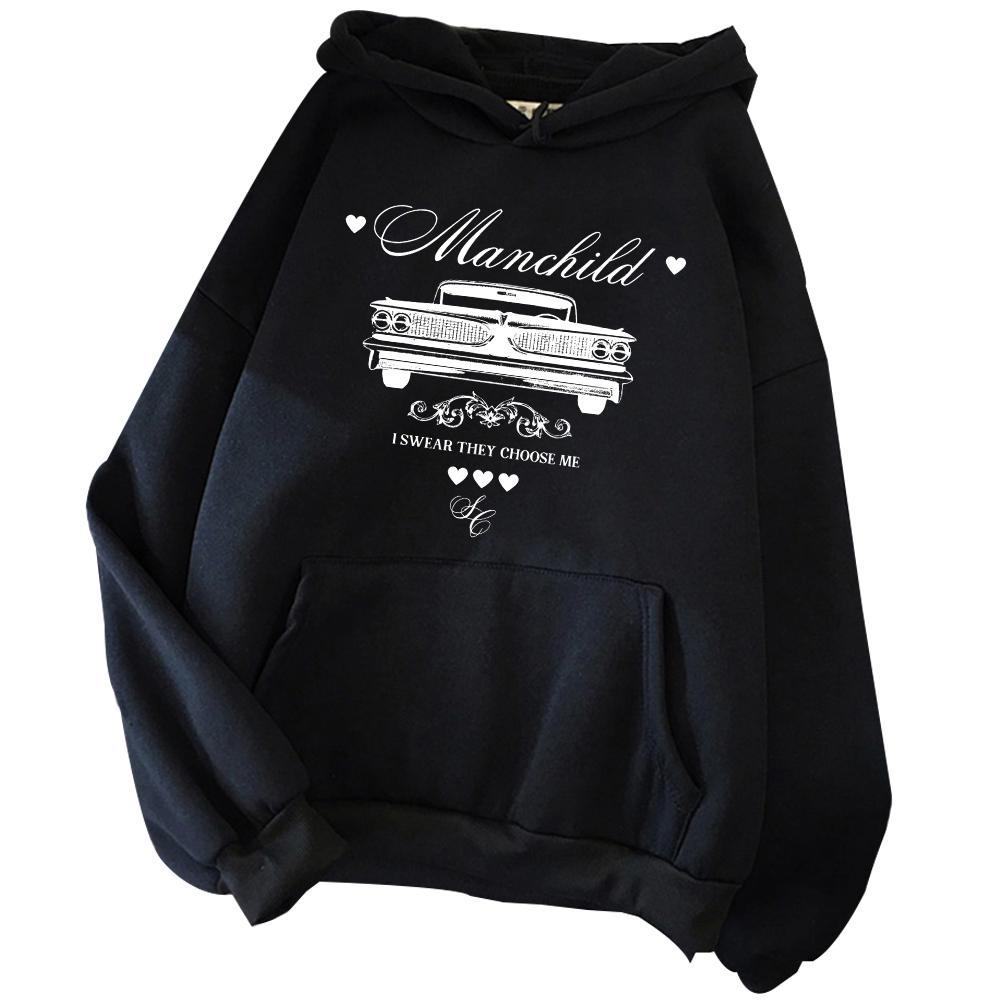 Sabrina Carpenter Manchild Hoodie Fan Geschenk Unisex Langarm Sweatshirts