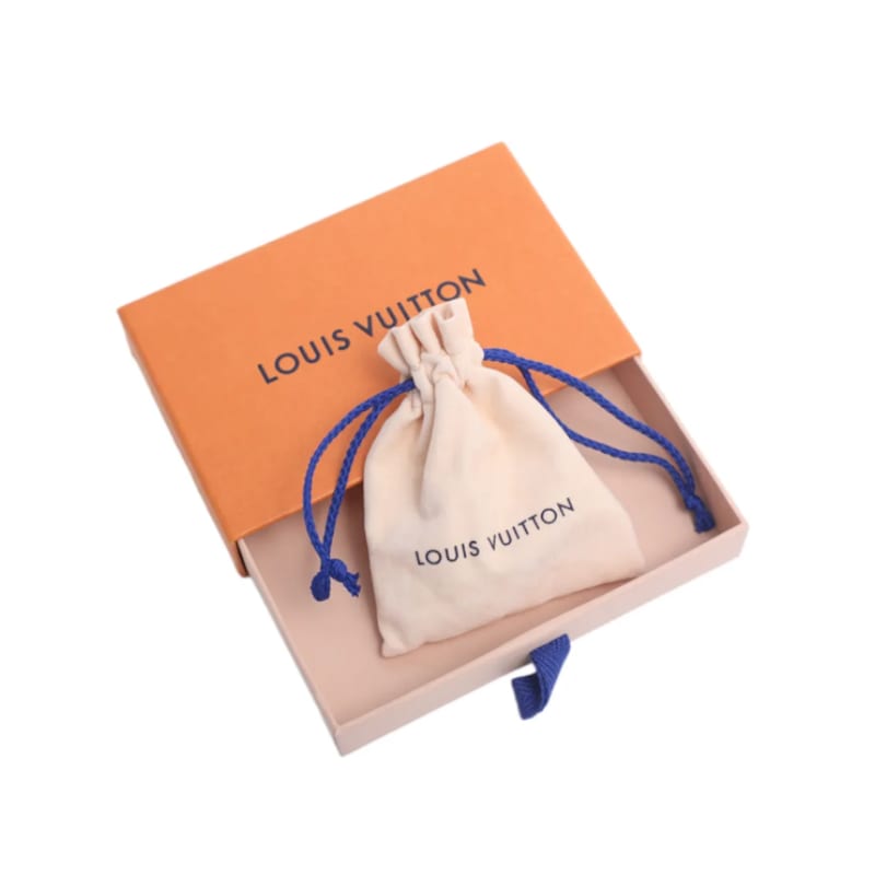 LOUIS VUITTON Enamel Necklaces Women's Gold/Black M04452