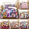 3D Love Live Bedding Set Pillowcase Printed Bed Set Duvet Cover Pillowcase Bed Linen Sheet Quilt Cover Full Queen King Size