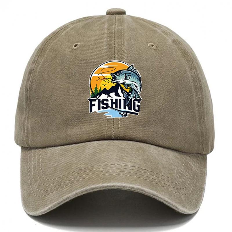 pc Adjustable Hook Loop Baseball for Men Women Breathable Outdoor Fishing Hat with HookandLoop Closure Unisex Dad Suit
