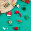 5/8/9pcs Christmas Pet Mouse Toy Supplies Catnip Mouse Catgrass Cat Pick-me-up Toy Cat Toy Cats Cat Toys Interactive Pet Toys