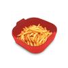 Airfryer inserts silipot square RED