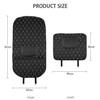 2025 New PU Leather Car Seat Back Protector Cover Mat for Kids Kick Clean Anti Dirt Mud Protection