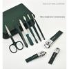 Ensemble multifonctionnel portable en acier inoxydable pour coupe-ongles pour les soins quotidiens des pieds et des ongles