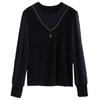 Autumn Casual Loose Shirt Middle-aged and Elderly Women's Clothing Middle-aged Korean New Style Fashionable T-shirt Top