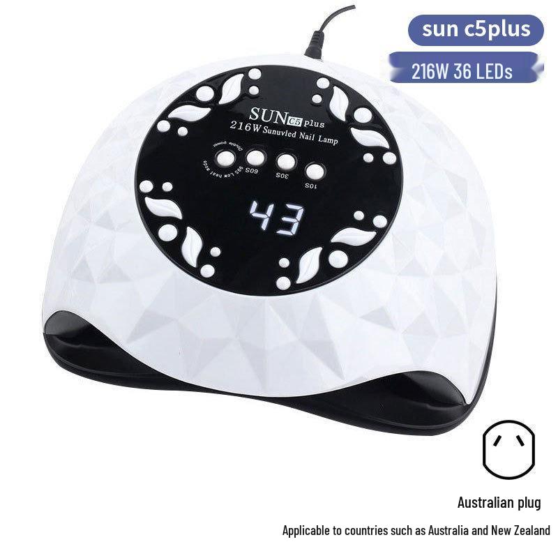 Dazzling 256W LED Nail Curing Lamp, Quick Dry Gel Lamp for Salon Use