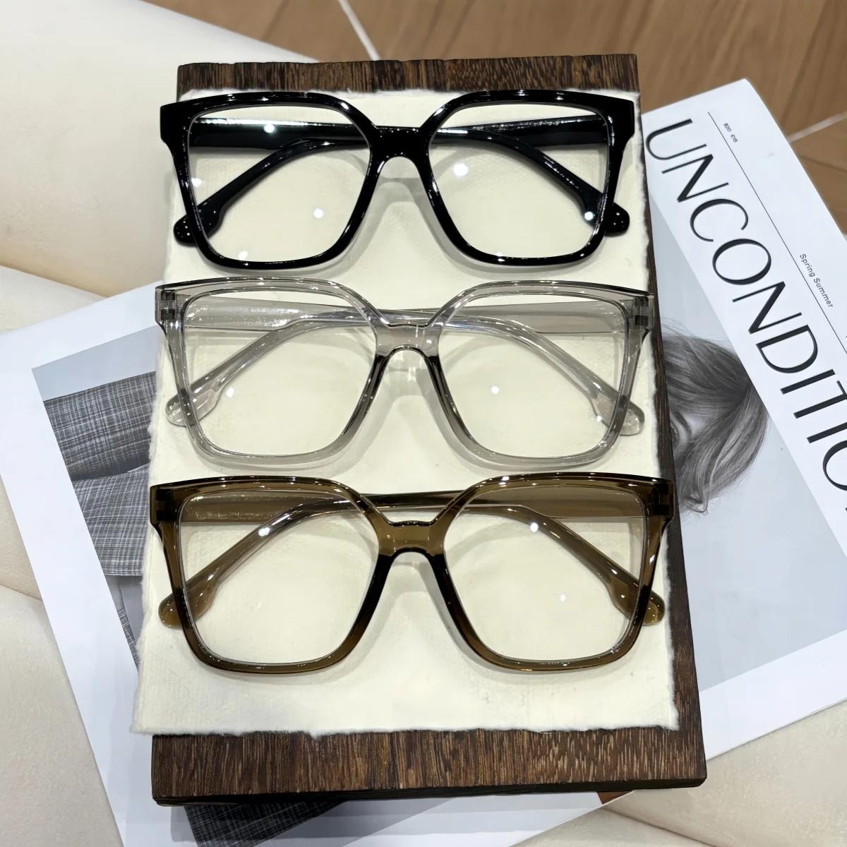 3Pcs European and American Retro-Style Anti-Blue Light Glasses, Commonly Used for Watching Tv, Mobile Phones, and Computers