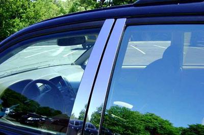 Door Pillar Molding (6 Pcs, Stainless Steel) for Ford Fiesta 2008-2017