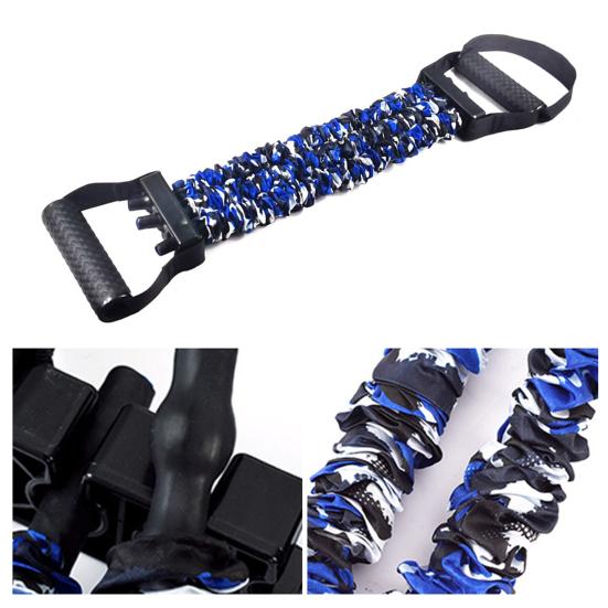 Adjustable Resistance Band with Detachable 3-Tube Chest Expander Shoulder Stretcher Men Training Full Body Stretching Band with Handle