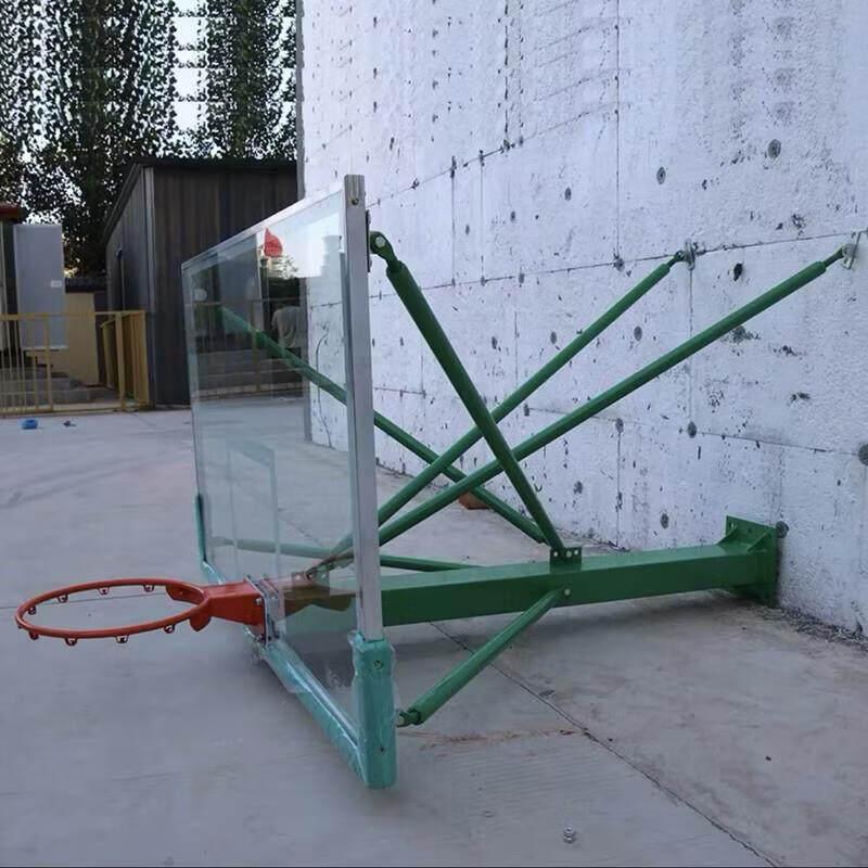 Outdoor Wall-Mounted Basketball Backboard System