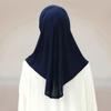 Cotton Modal Instant Hijab For Muslim Women Malaysia Inner Cap Solid Undercap Bonnet Islam Turban Loop Scarf Eid Prayer Hijab
