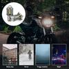 Motorrad LED Scheinwerfer H4 BA20D Scheinwerfer Projektorlinse Moto Signalleuchte Glühbirne Weiß Gelb Scheinwerfer
