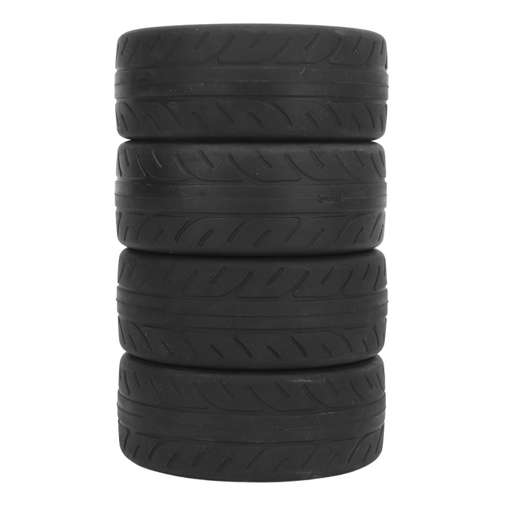 4Pcs 1Celsius10 RC Tires Plastic Rubber Smoothly   Strong Cushioning RC Wheels Replacement for    01  02
