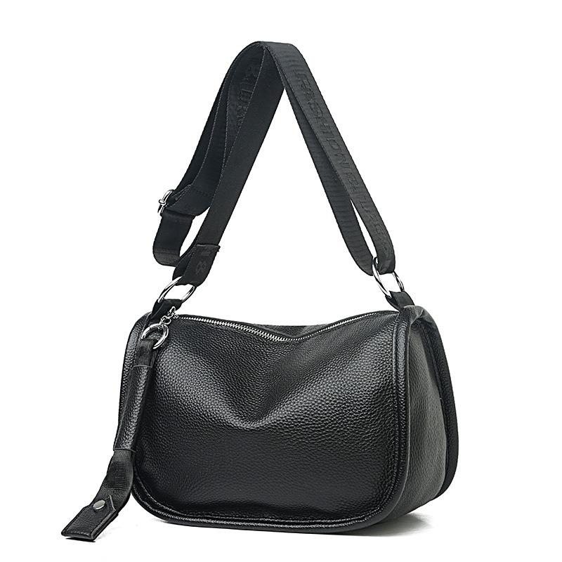 Women's bag first layer women's bag new simple shell bag first layer cowhide shoulder messenger bag genuine leather