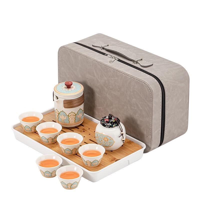 Chinese Ceramic Tea Set Gift Box