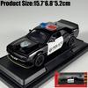 1:32 Police Dodge Challenger SRT Hellcat Supercar Alloy Metal Diecast Model Car Home Decoration & Computer Desktop Ornaments Toy