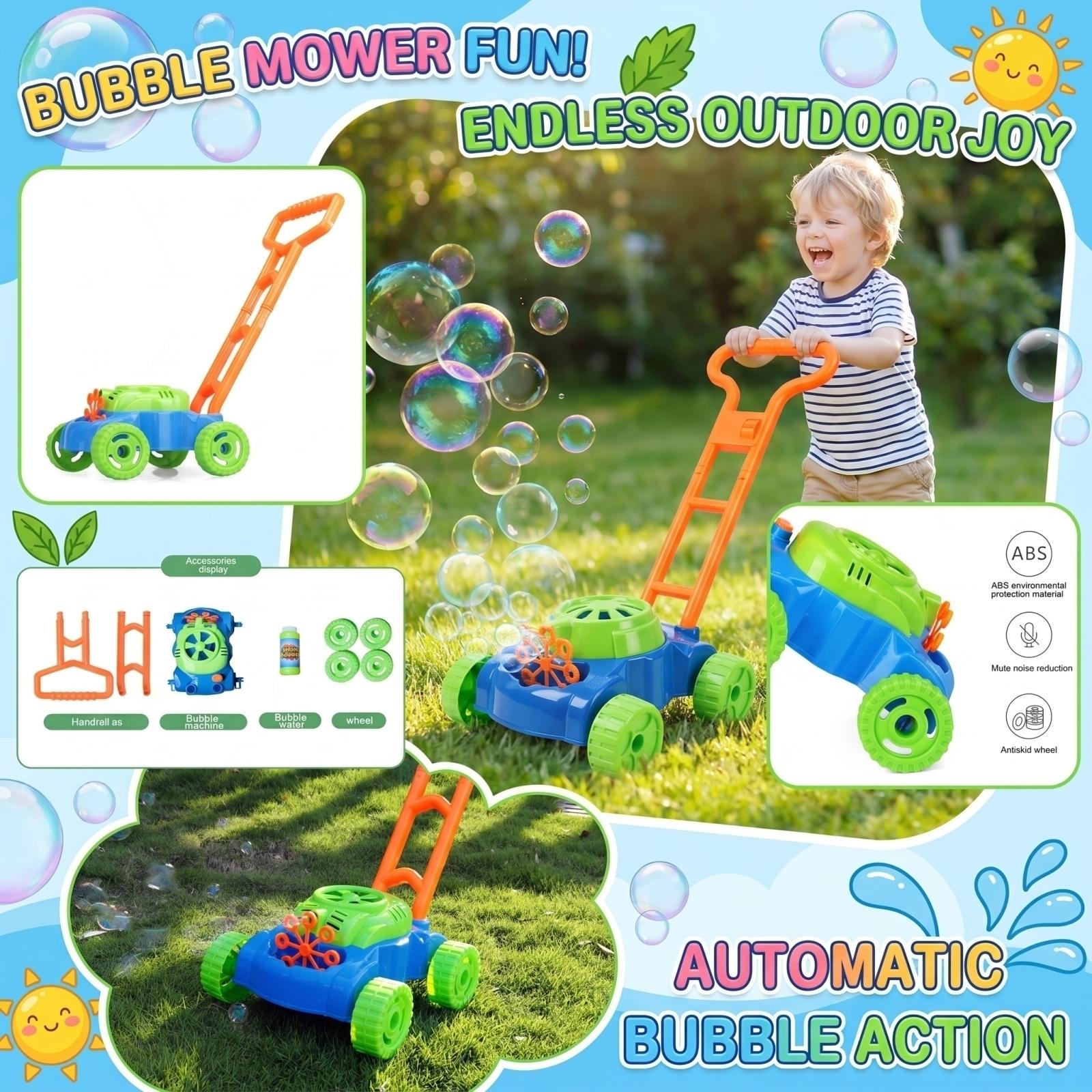 Handcart Bubble Machine, Bubble Blowing Toy, Bubble Machine, Outdoor Children s Bubble Car Toy,0ml one size белый