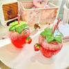Summer Cute Strawberry Straw Water Bottle Cartoon Food Grade PP Milk Coffee Straw Cup for Home Drinkware