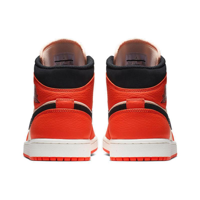 Jordan 1 Mid 'Team Orange Black' Jordan 852542-800