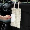 Cute Cartoon Bear Car Tissue Box Auto Seat Headrest Hanging Paper Tower Holder Organizer Styling Car Interior Accessories