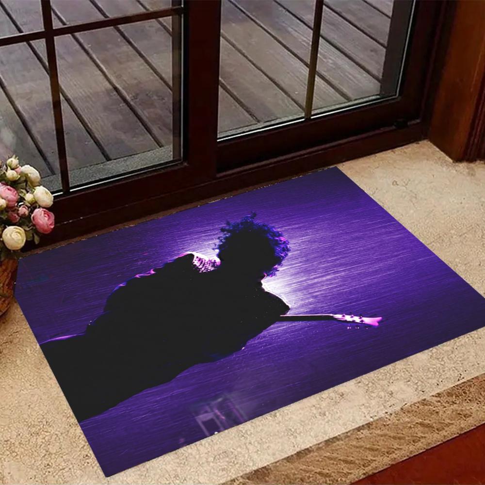 Prince Retro Music Icon Poster Floor Rug Office Rug Suitable For Living Rooms Kitchen Game Room Dormitory Antislip Carpet Anime Office Decor