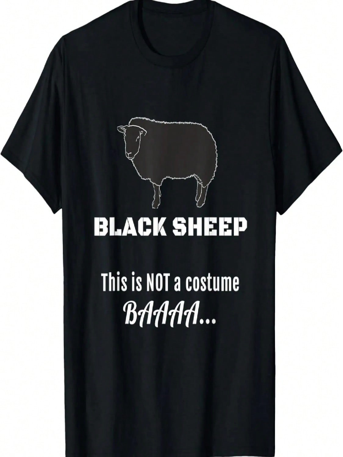 This Is Not A Costume, Funny Black Sheep T Shirt, Dk S разноцветный