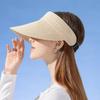 Xinbaoguan 100% Straw Knitted8222Summer Women's New Sunscreen Hat with Large Eaves and Hair Hoops Straw Hat Fashion Open Top Hat